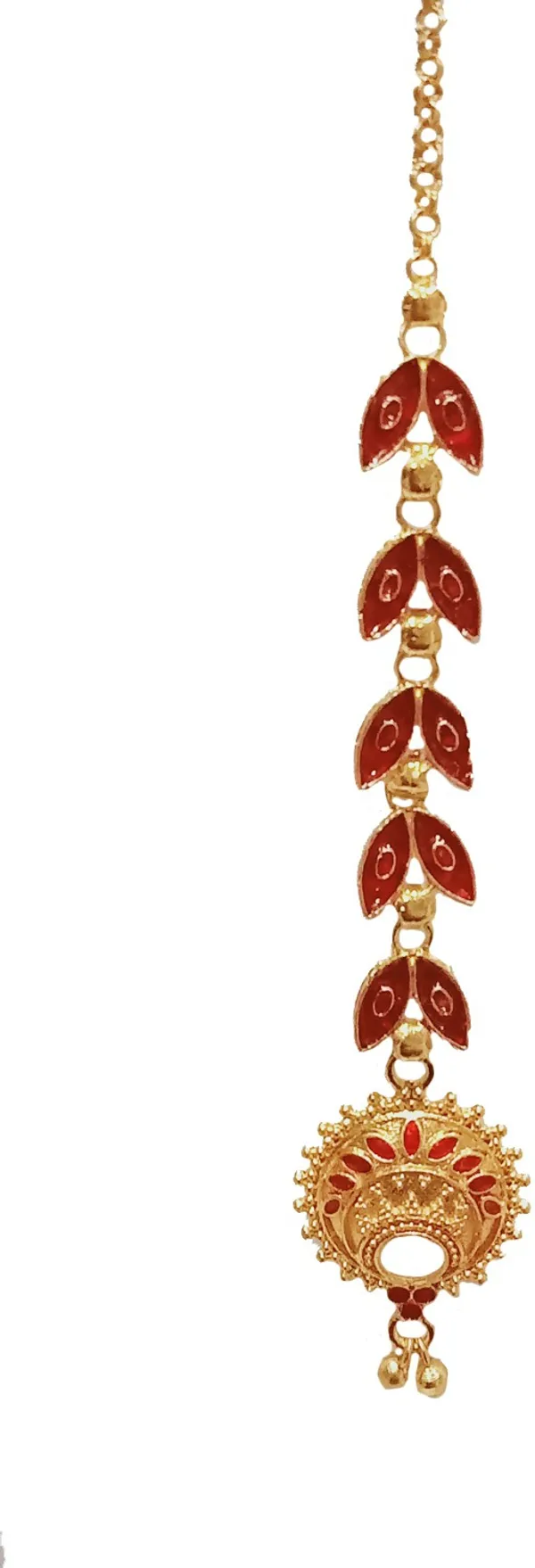 Assamese_Copper_Red_Colour_Maang_Tikka_For_Women_&_Girl